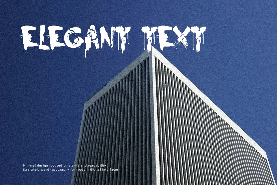 Nightbird Font Font Preview for Grunge Logo