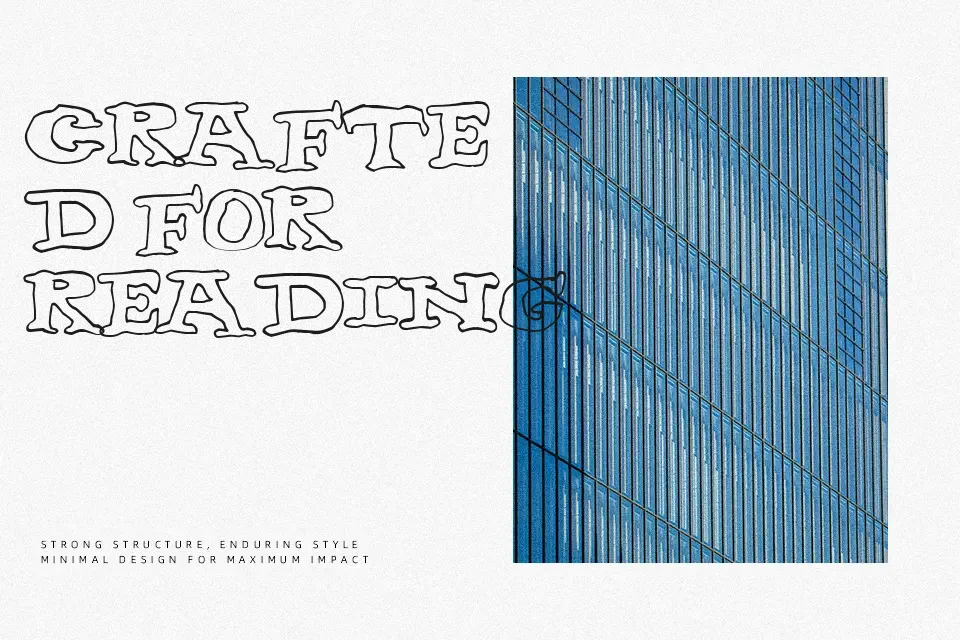 Nighthour Font Decorative Font Preview for Packaging