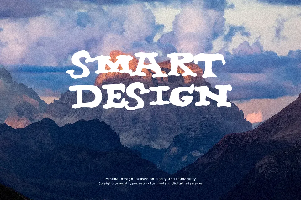 Nighthour Font Display Font Preview for Logo