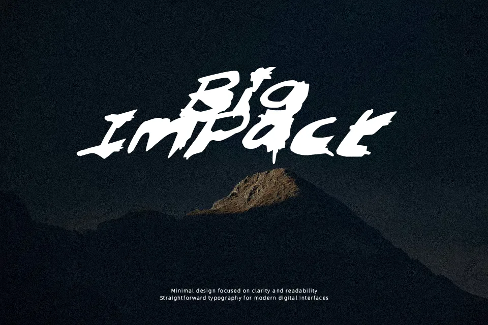 Nightmare Ink Font Font Preview for Packaging