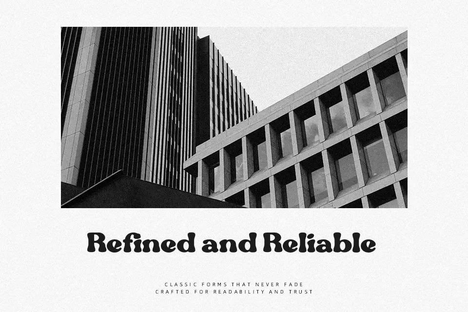 Nighty Font Serif Font Preview for Headline