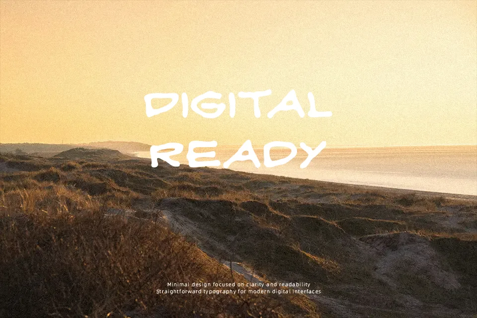 Nikad Robom Font Font Preview for Dynamic Headline