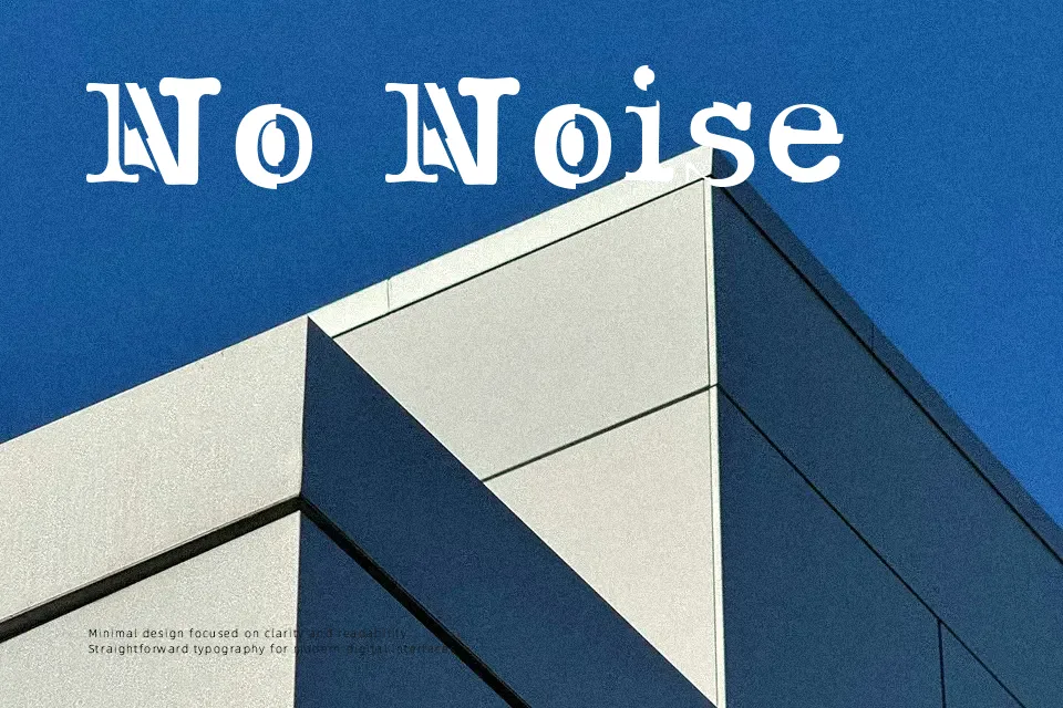 Noir Font Display Font Preview for Music