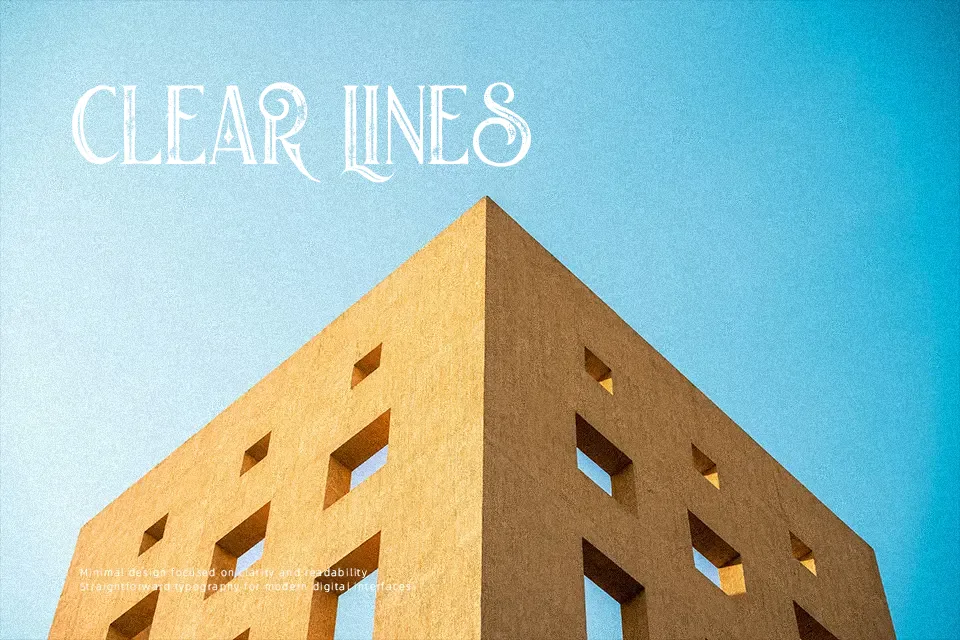 Nomos Font Font Preview for Bold Logo