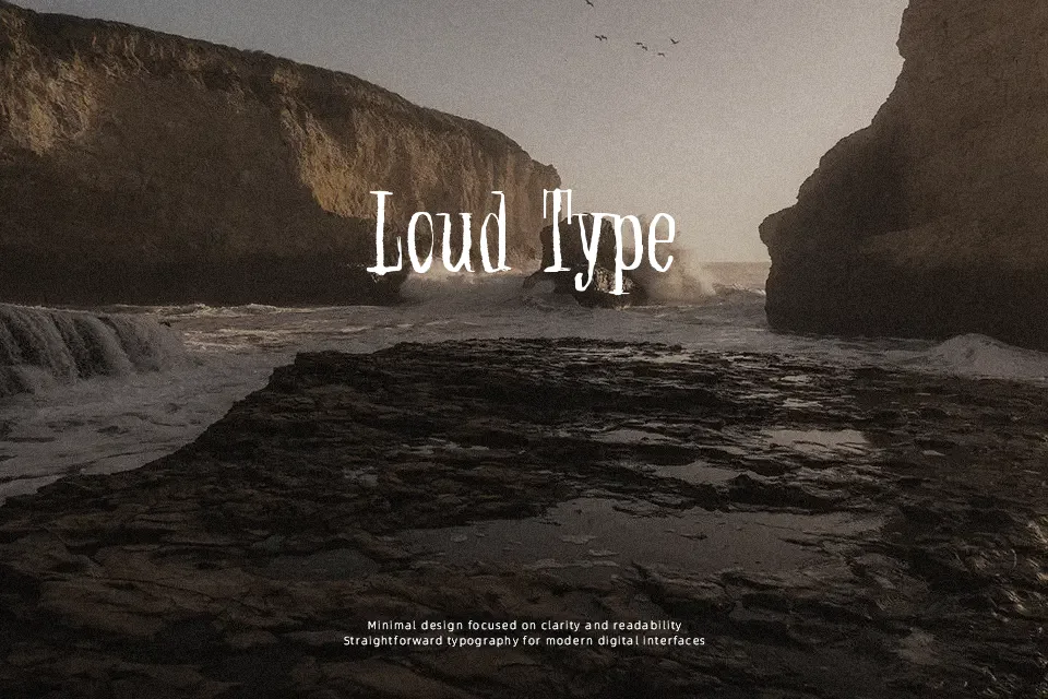 Non watercolor Font Decorative Font Preview for Headline