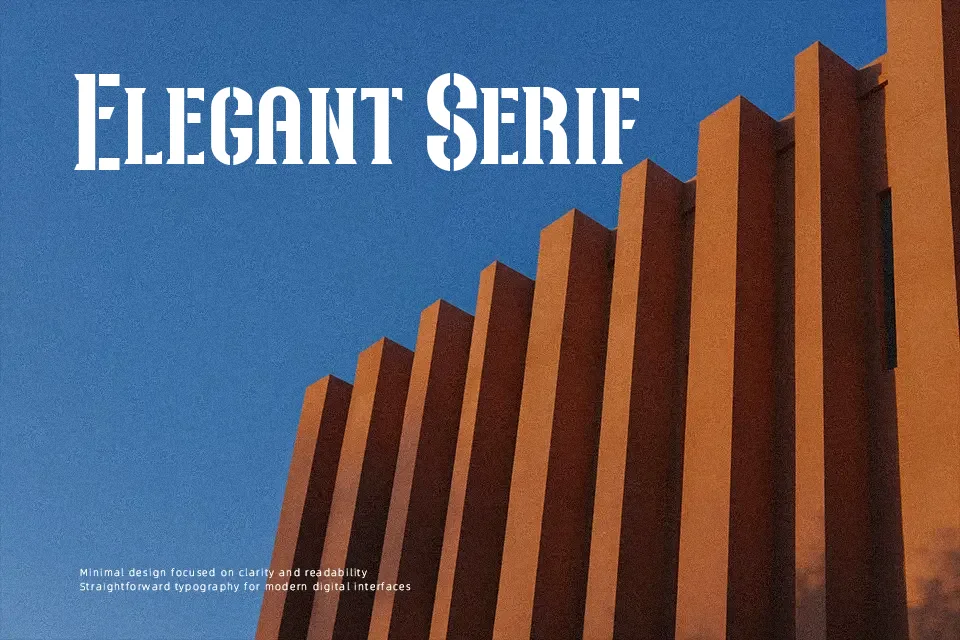 Northash Font Stencil Font Preview for Branding