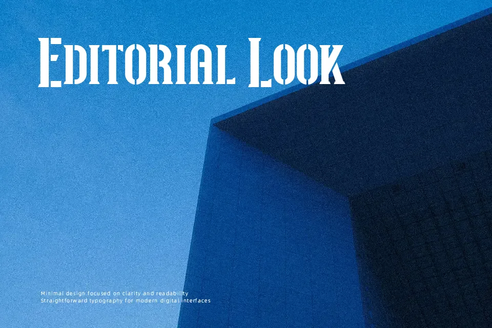 Northash Font Condensed Font Preview for Headline