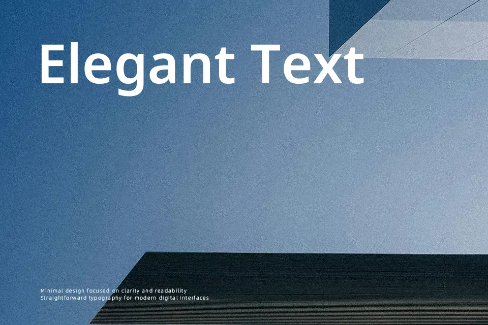 Noto Sans Font Geometric Font Preview for UI Design