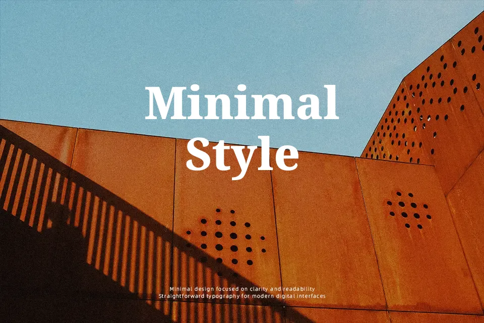 Noto Serif Font Font Preview for Minimal Branding