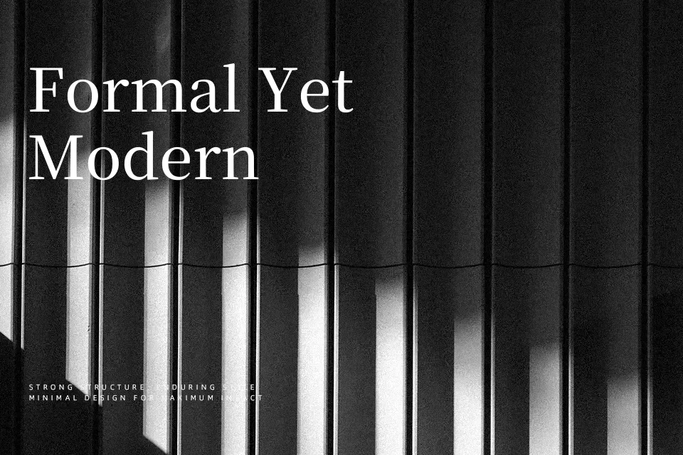 Noto Serif KR Font Font Preview for Classic Mood