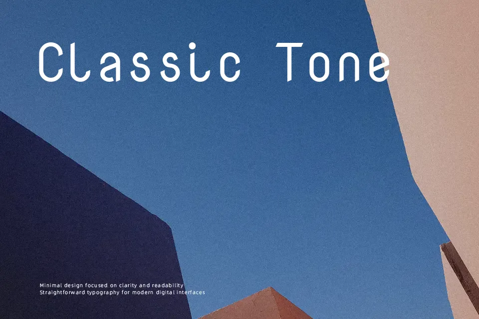 Nova Mono Font Font Preview for Classic Mood
