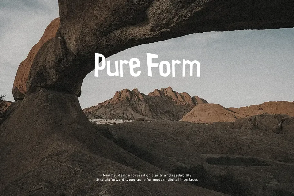 November Rain Font Rounded Font Preview for Headline