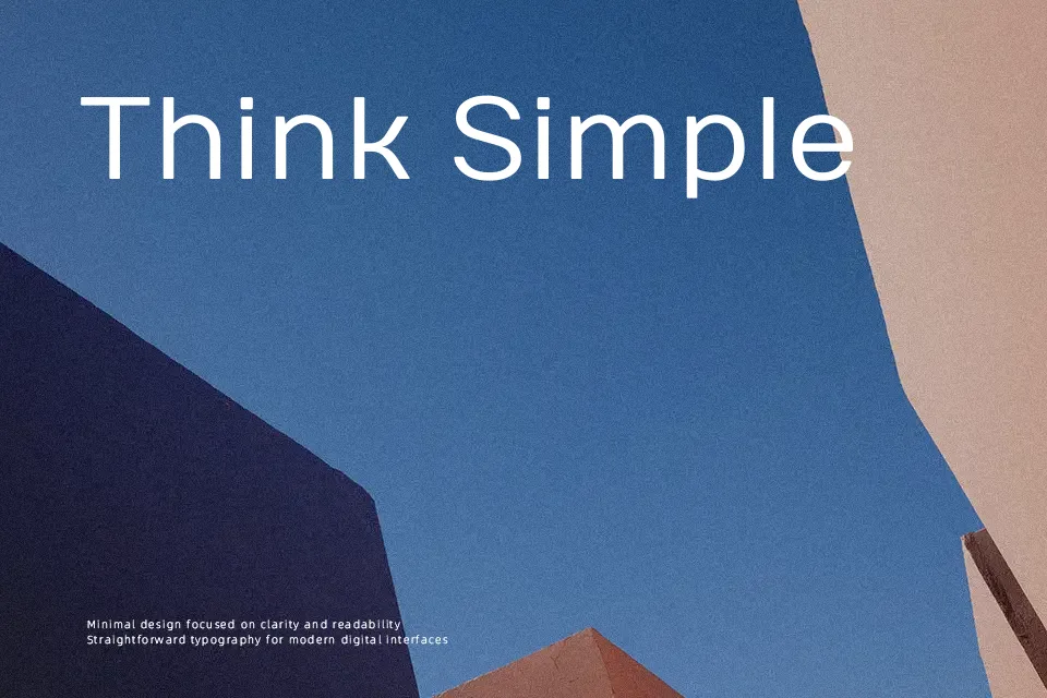 Numans Font Geometric Font Preview for Website
