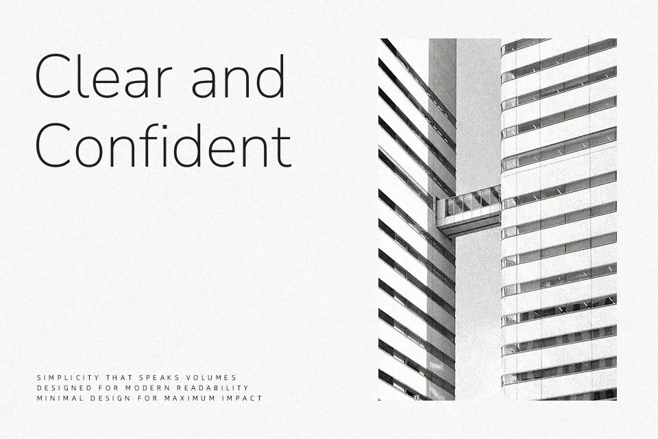 Nunito Sans Font Font Preview for Modern Mood