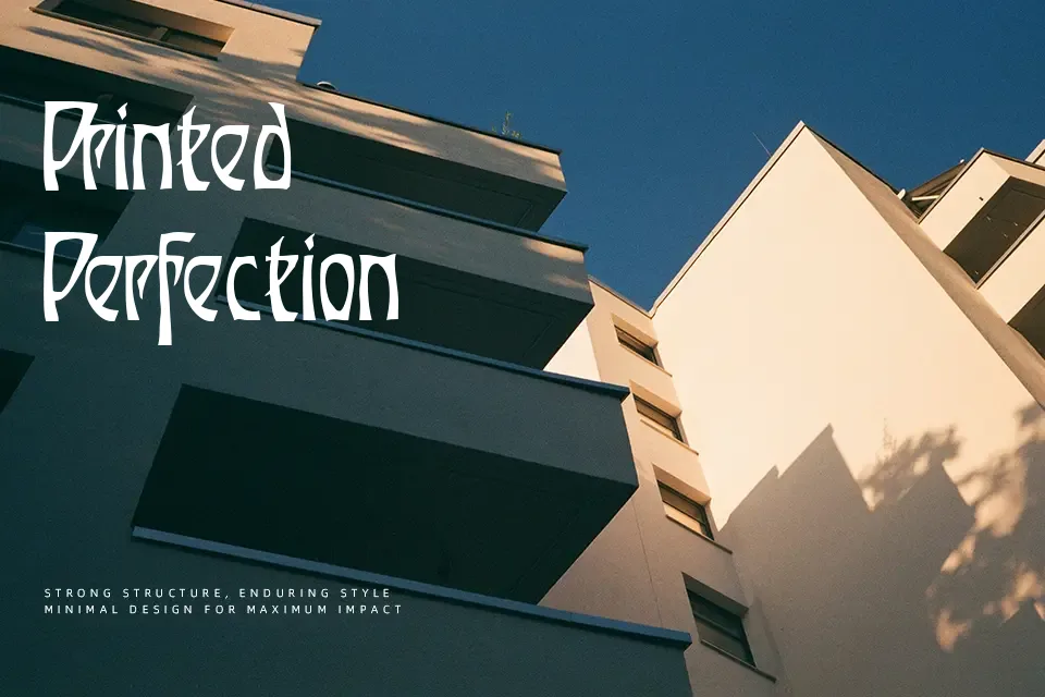 Ober Tuerkheim Font Decorative Font Preview for Packaging