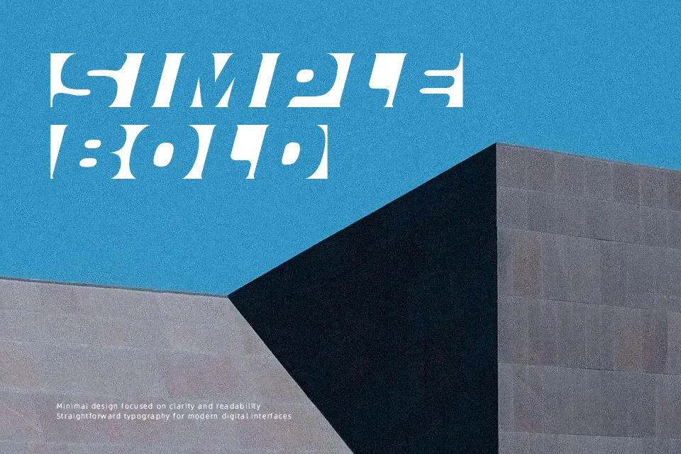 Obliquo Font Decorative Font Preview