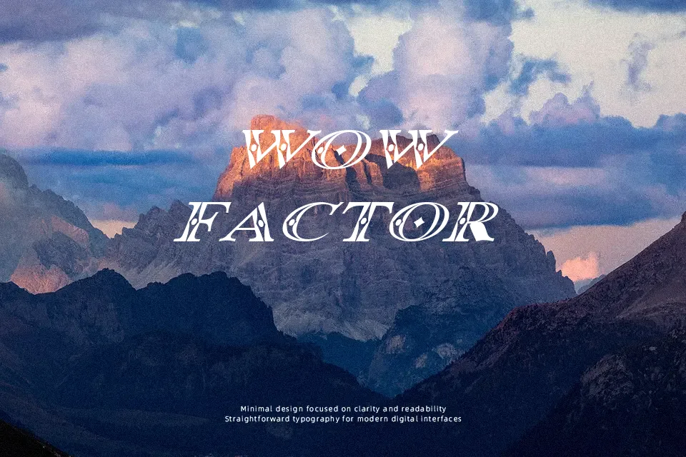 Occoluchi Font Font Preview for Modern Packaging
