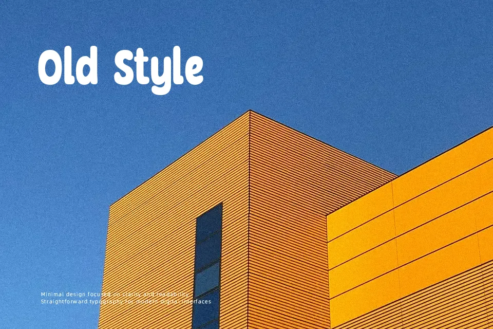 Oddly Calming Font Font Preview in Latin