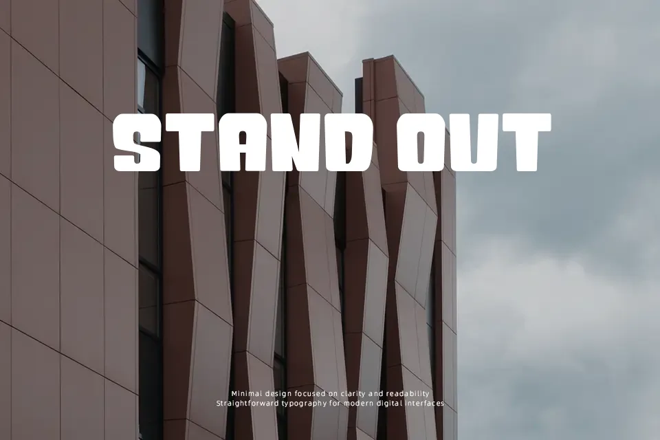 Okuba Cloud G Font Display Font Preview for Logo