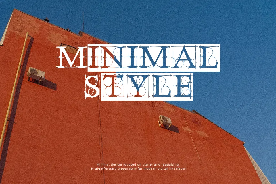 Old Constructed Caps Font Font Preview for Creative Music