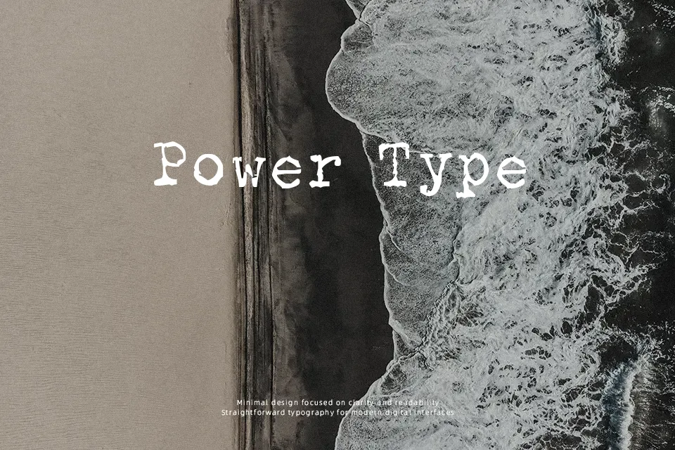 Olivetti Type 2 Font Font Preview for Vintage Editorial