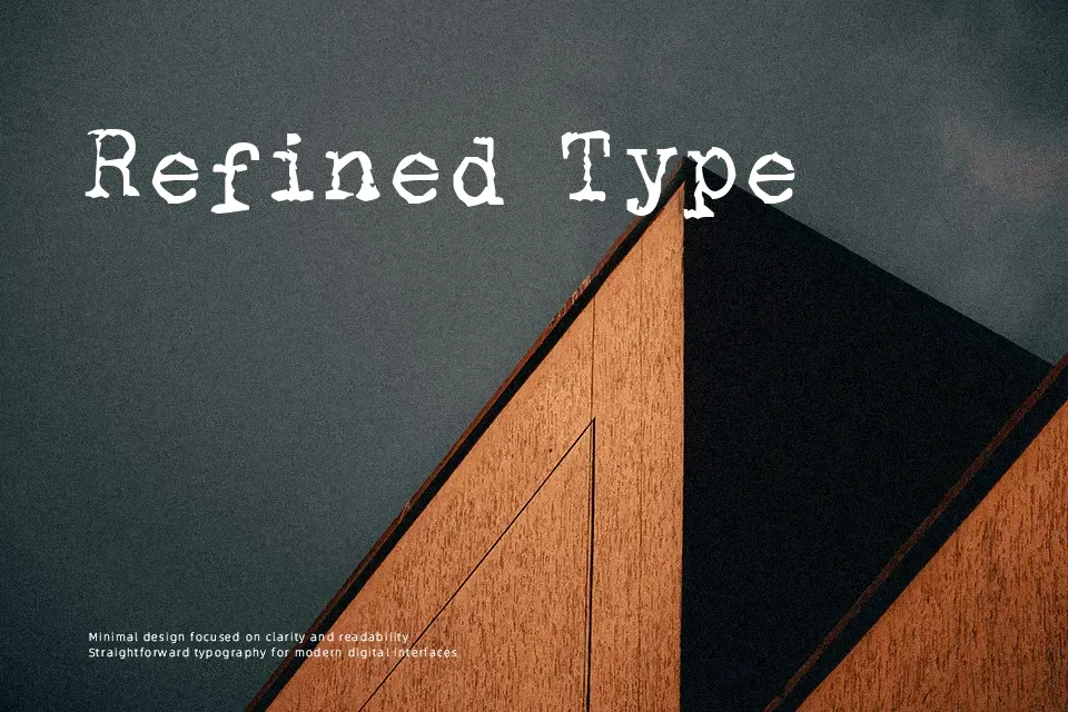 Olivetti Type 2 Font Display Font Preview for Packaging