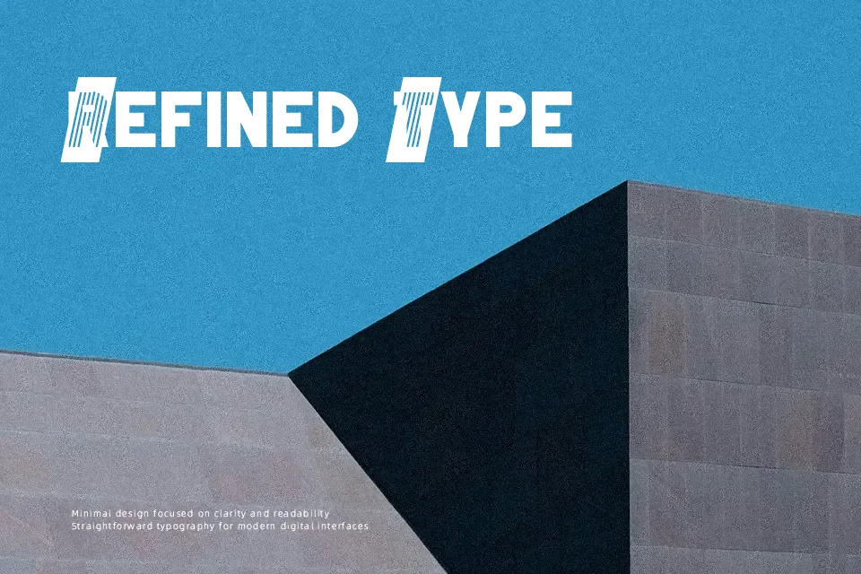 Omentalo Font Font Preview for Futuristic Website