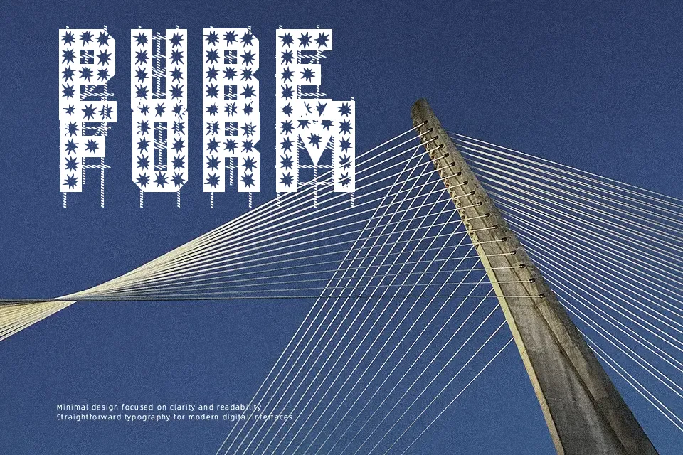 On The Tops Lights Font Display Font Preview