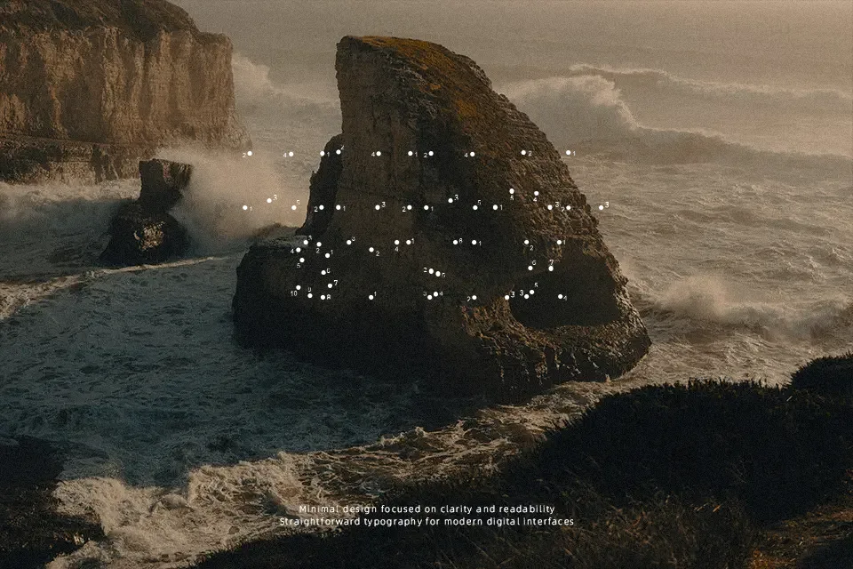 Opointe Font Font Preview for Futuristic Music