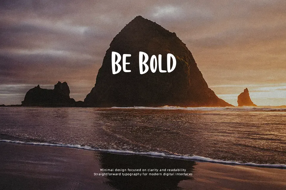Orange Juice Font Handwritten Font Preview for Packaging