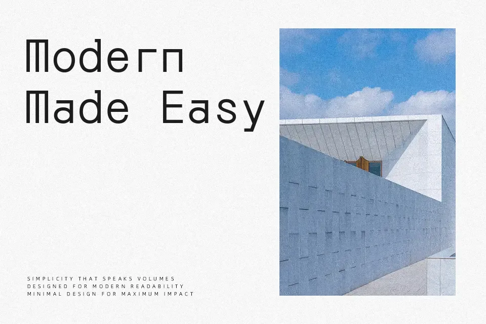 Orbit Font Font Preview for Modern Editorial