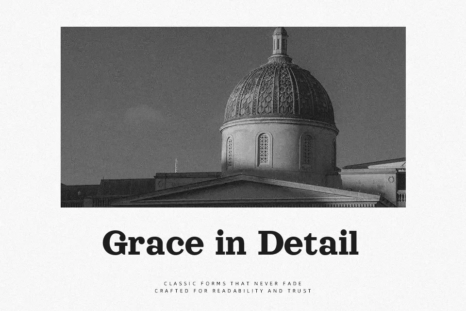 Orelega One Font Serif Font Preview