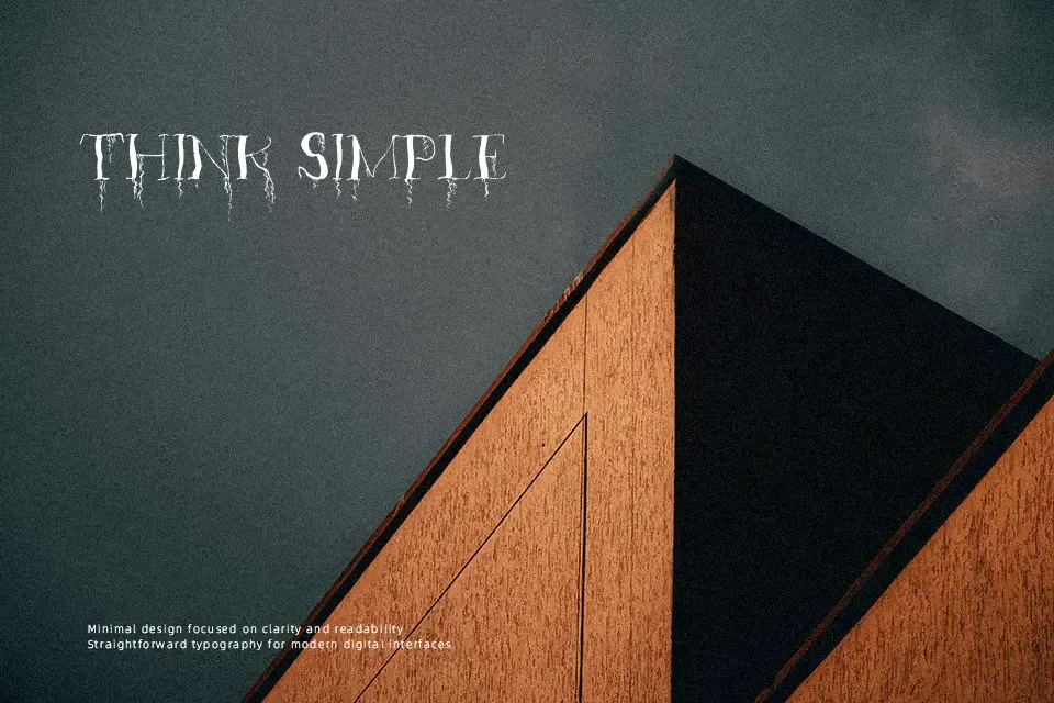Organic Fear Font Font Preview for Rough Advertising
