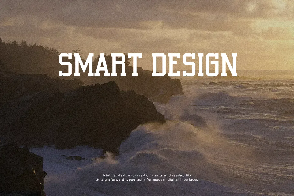 Origin Athletic Font Font Preview for Bold Poster