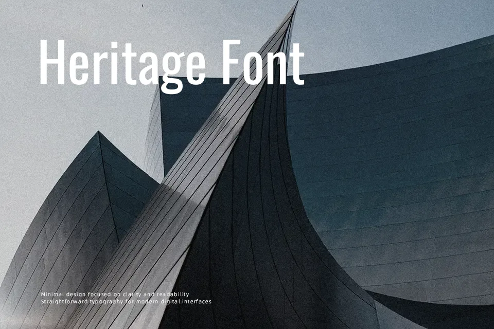 Oswald Font Serif Font Preview for Branding