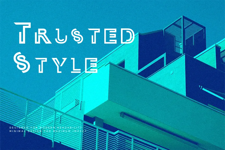 Oubli Cap Font Font Preview for Bold Film