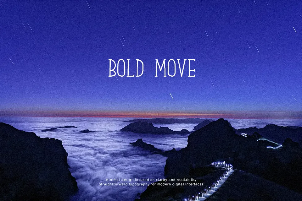 Our Serif Hand Font Font Preview for Creative Logo