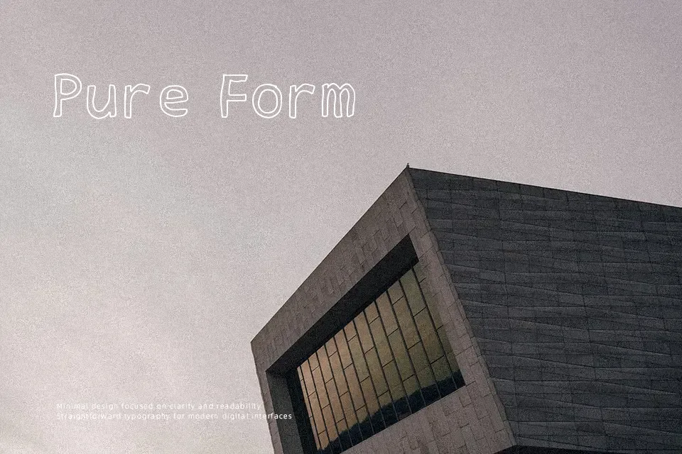 Outline Font Font Preview for Creative Mood