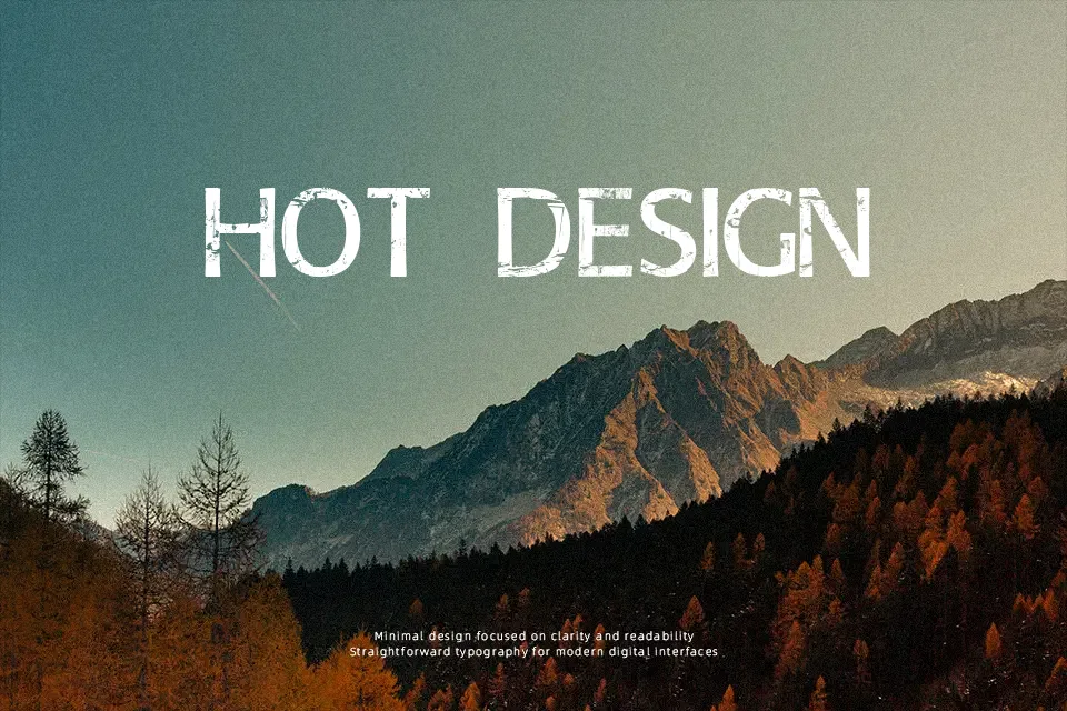 Overhaul Font Decorative Font Preview for Poster