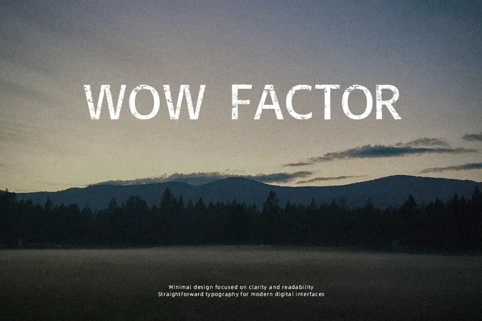 Overhaul Font Font Preview for Rough Headline