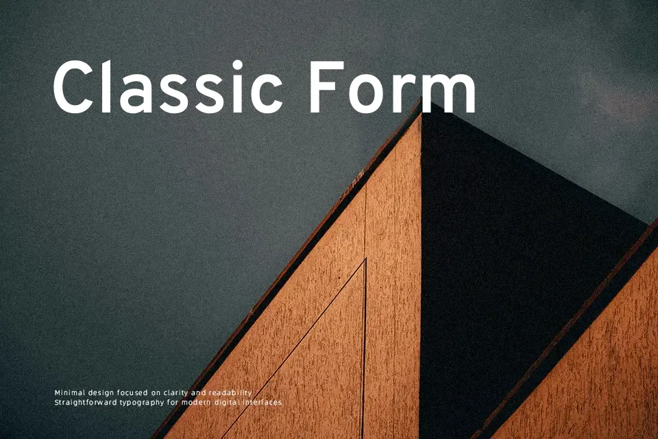 Overpass Font Font Preview for Timeless Mood