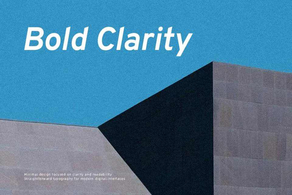 Overpass Font Font Preview for Modern Editorial