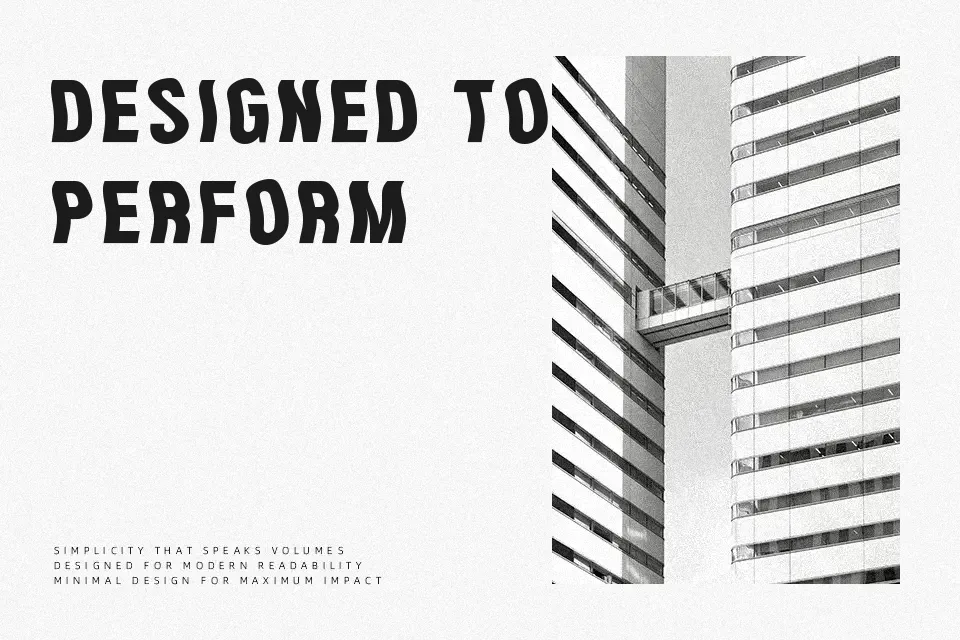 Overwave Font Font Preview for Modern Poster