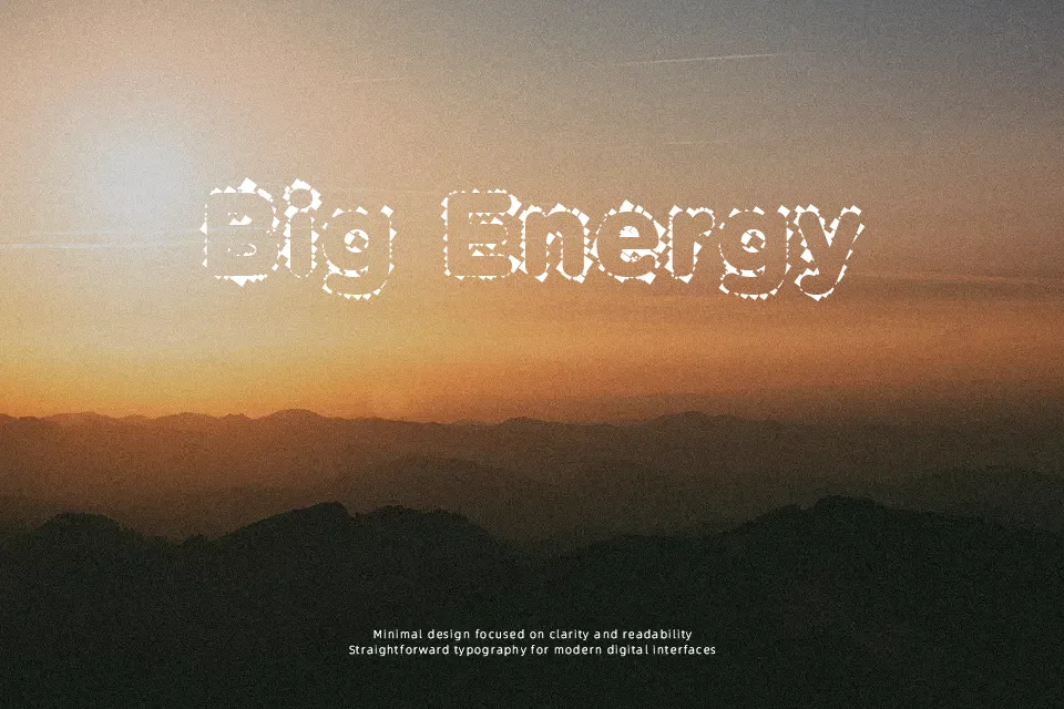 Pabellona (B) Dúplex Font Font Preview for Dramatic Music