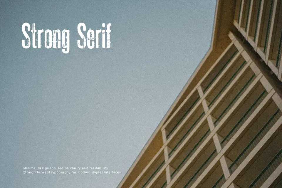 Pahuenga Cass Font Font Preview for Dark Poster