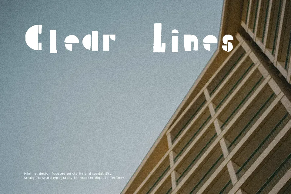 Palette Mosaic Font Font Preview for Dramatic Mood