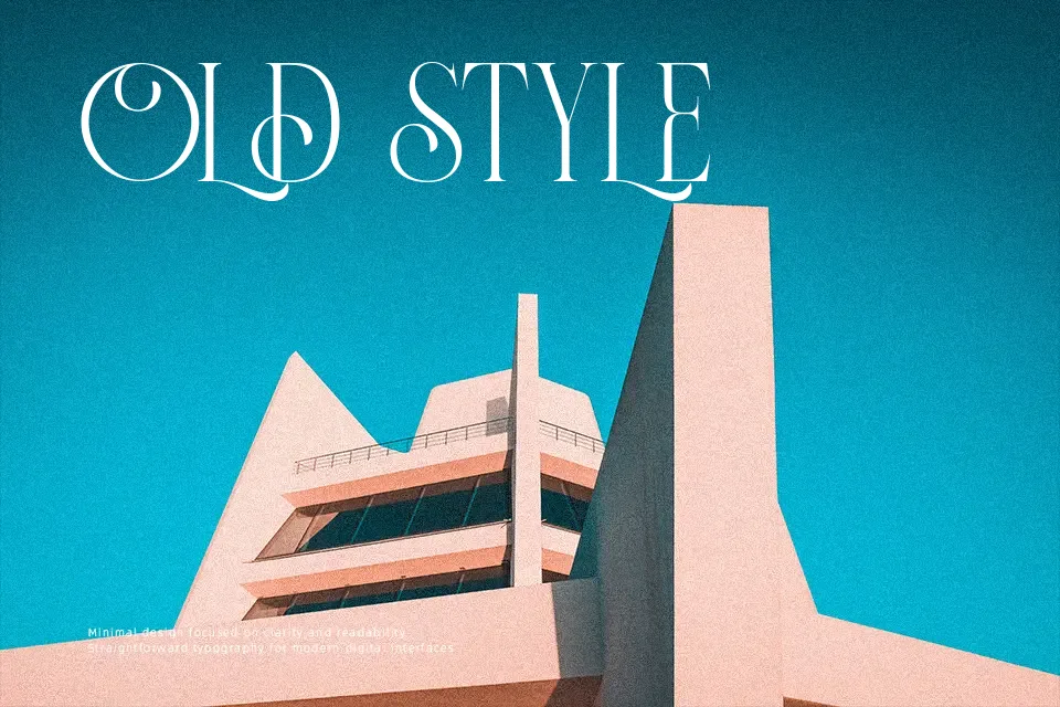 Panorama Ligatures Font Font Preview for Elegant Poster