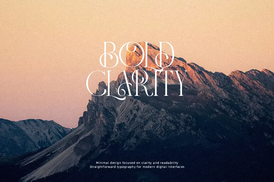 Panorama Ligatures Font Display Font Preview