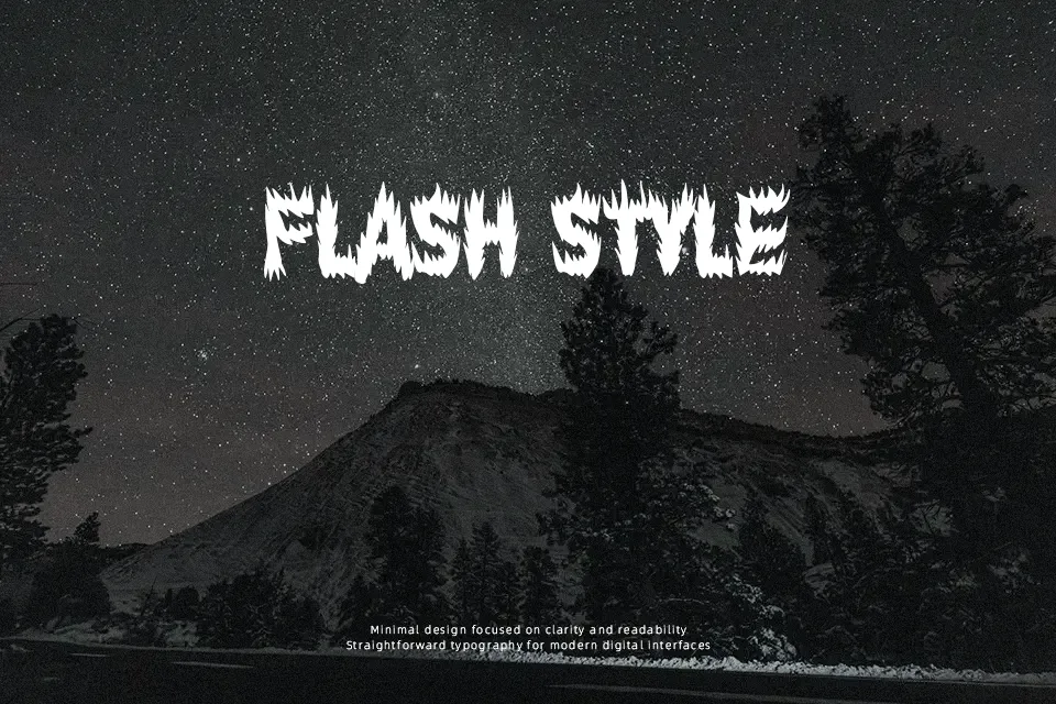 Parnaso Sound Font Brush Font Preview for Poster