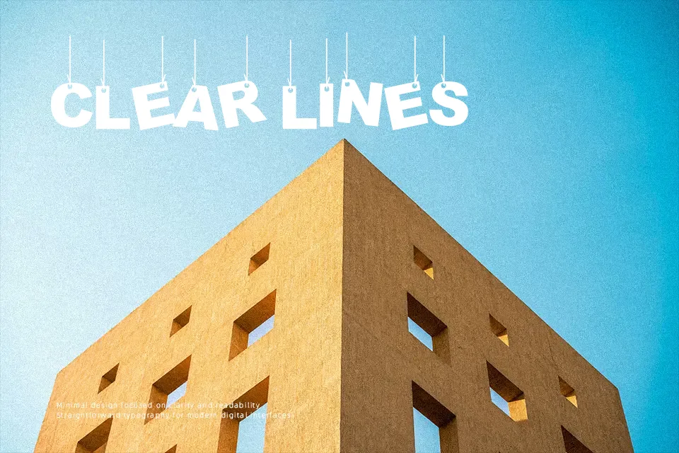 Party Letters On A Rope Font Font Preview for Playful Poster